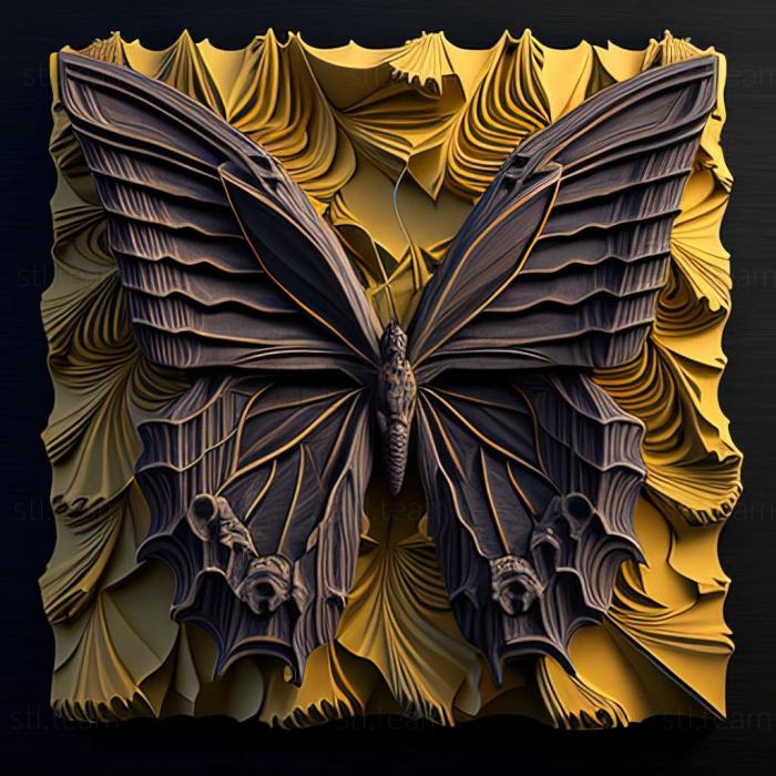 3D model Papilio ascalaphus (STL)
